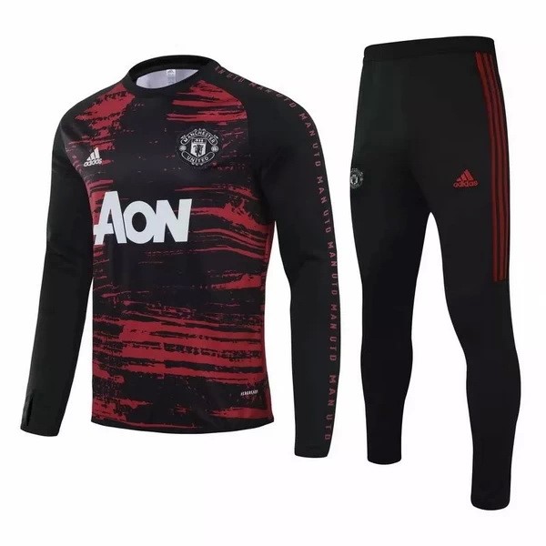 Tuta Calcio Manchester United 20/21 Nero Rosso Navy